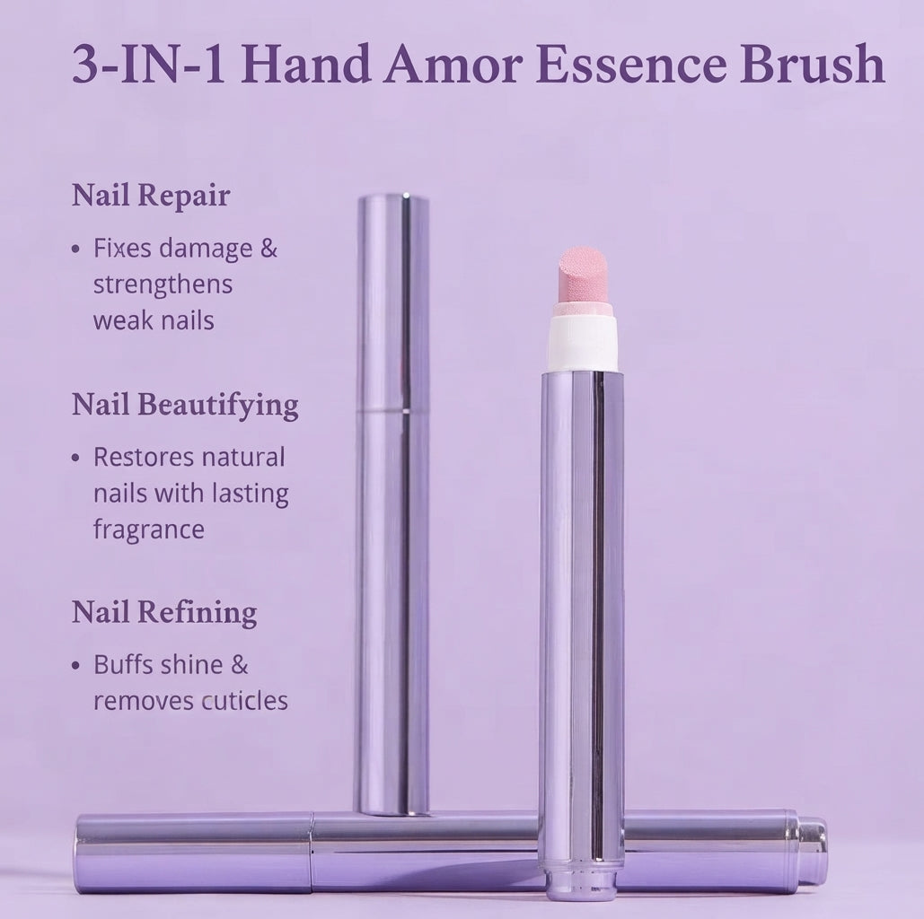 Ceramic-Tip Cuticle Oil Pen & Exfoliator – Revives Weak Nails, Removes Dead Skin, & Hydrates Cuticles On-The-Go