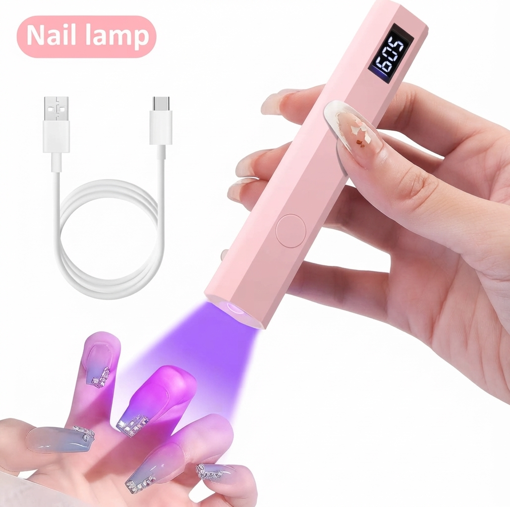 Portable Cordless Mini UV/LED Nail Lamp | Fast Gel Curing Pen