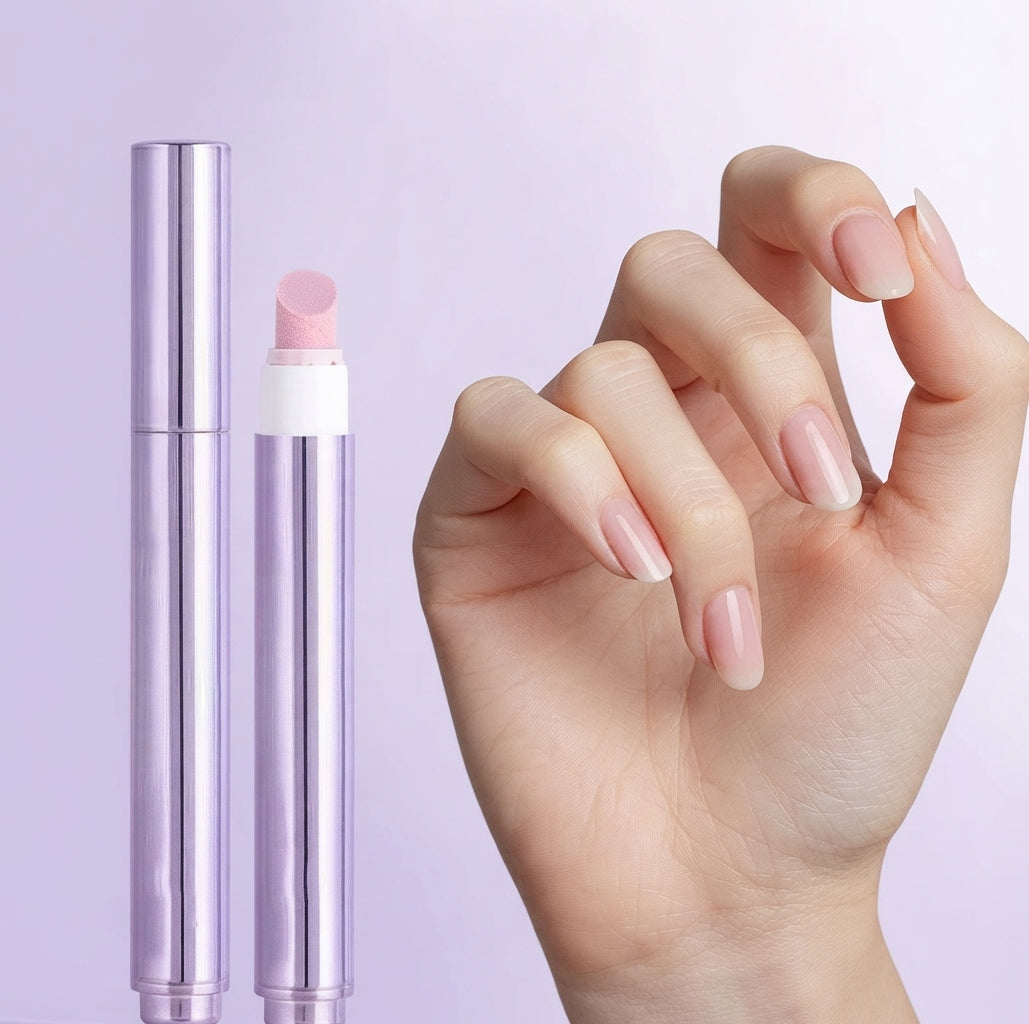 Ceramic-Tip Cuticle Oil Pen & Exfoliator – Revives Weak Nails, Removes Dead Skin, & Hydrates Cuticles On-The-Go