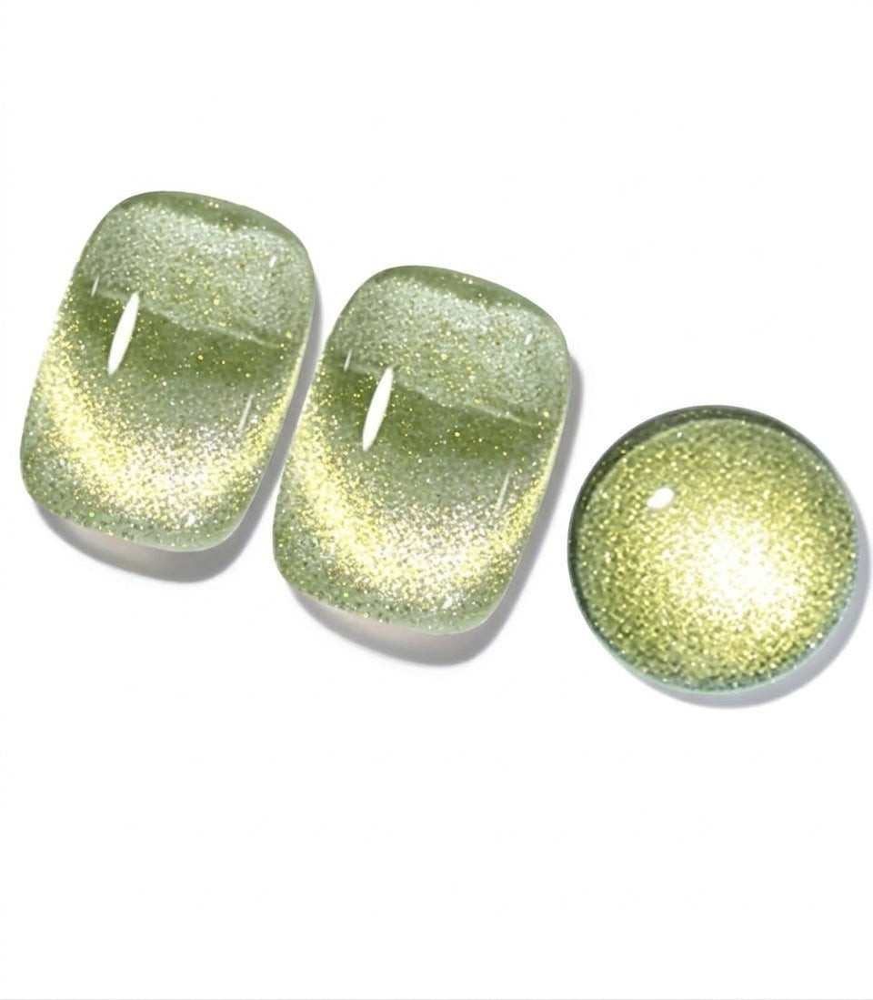Luminous Sage Green Cateye UV gel